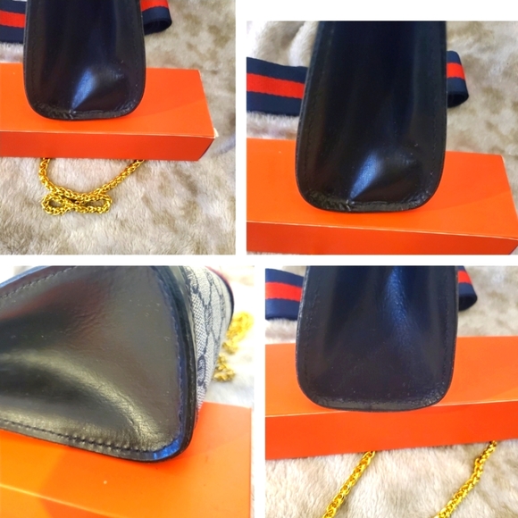 Authentic Gucci Handbag Navy - Picture 8 of 10